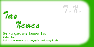 tas nemes business card